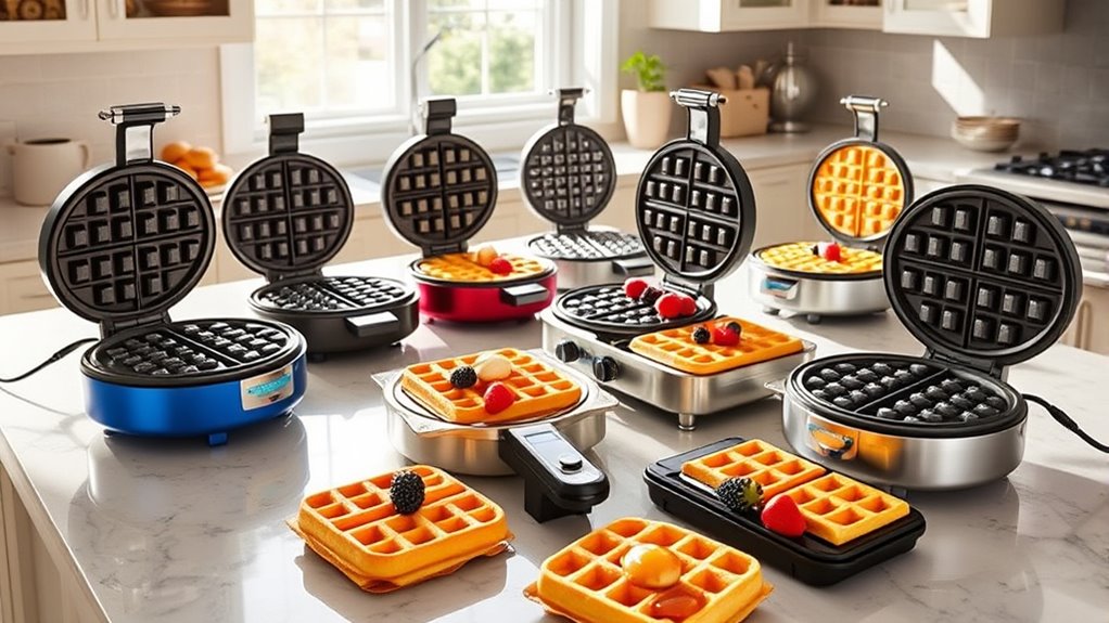 elevate breakfast with waffle makers