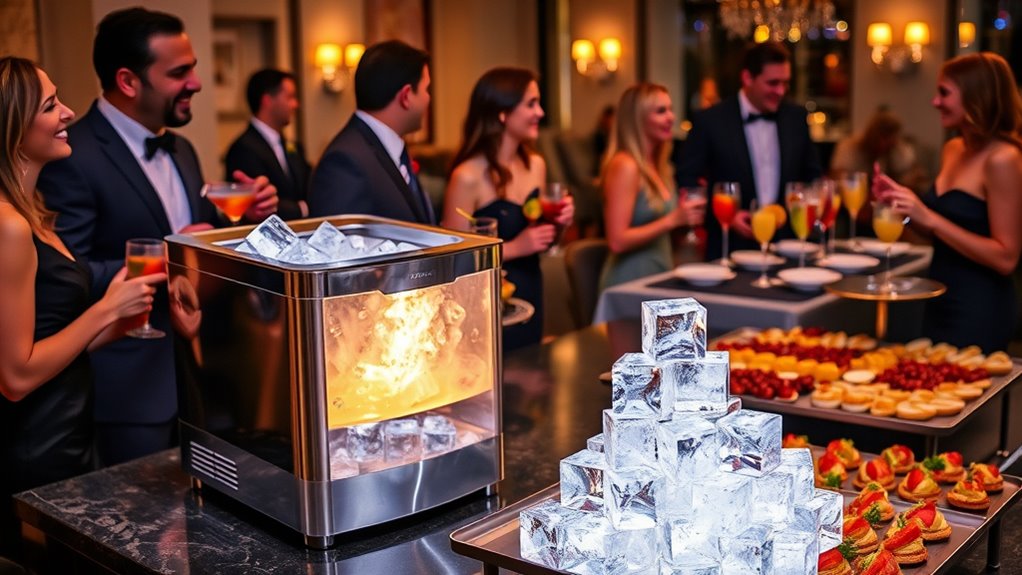 elevate drinks with ice