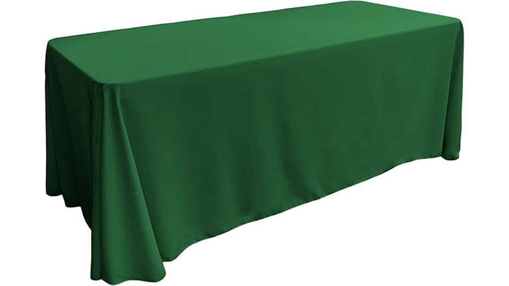 emerald green tablecloth 90x132