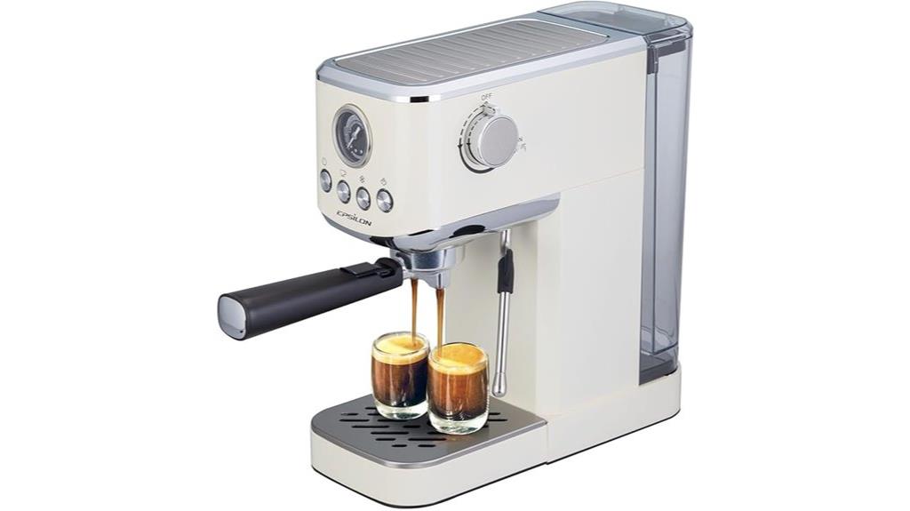 epsilon coffee machine frother
