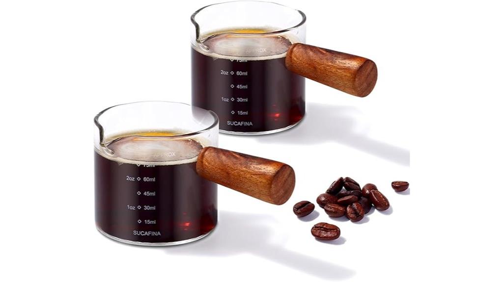 espresso glasses with handles