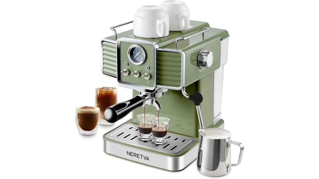 espresso machine with frother