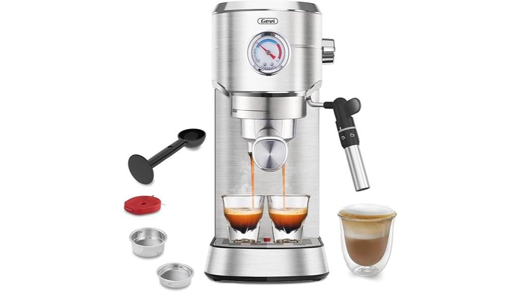 espresso machine with frother