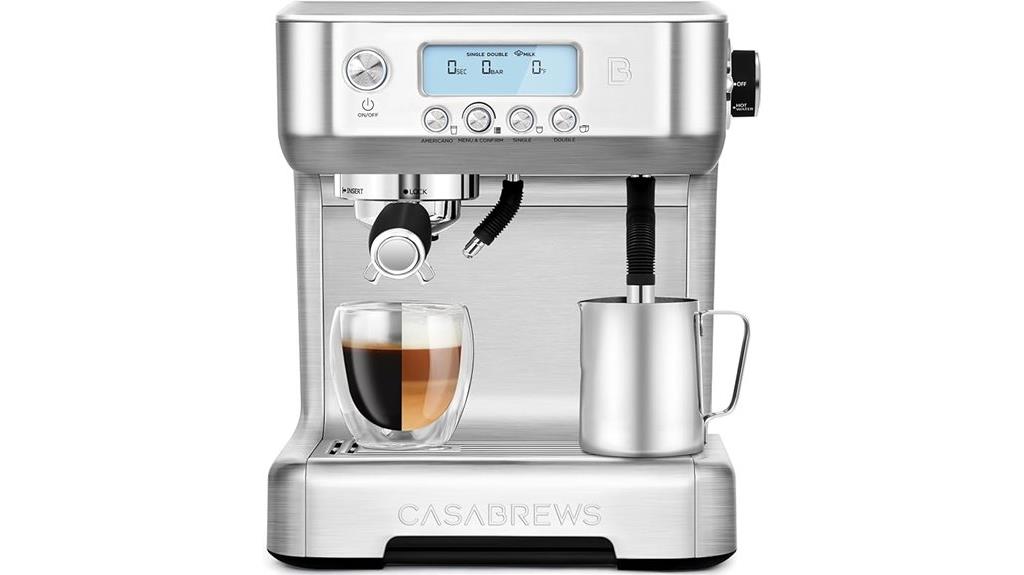 espresso machine with frother