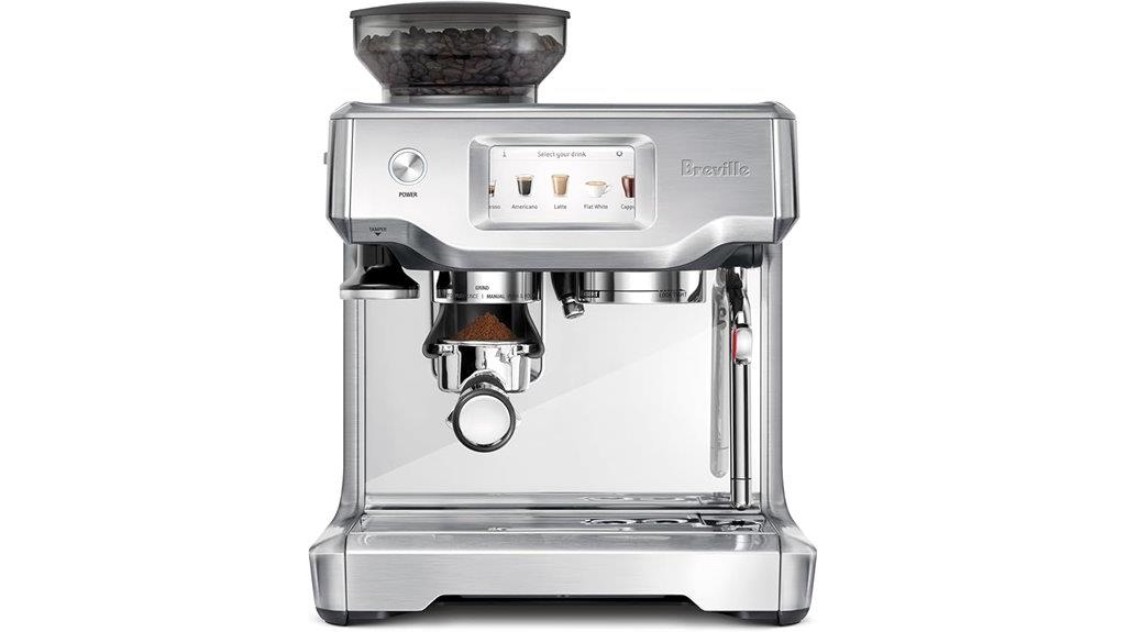 espresso machine with touchscreen