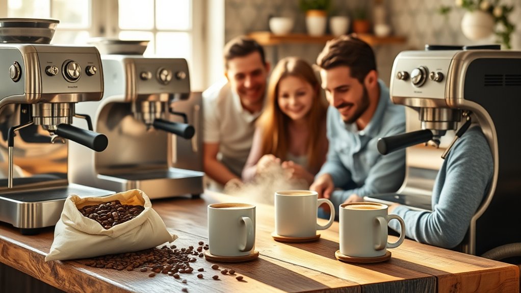 espresso machines for families