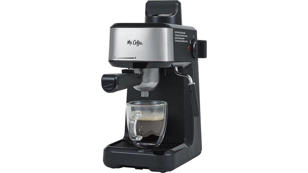 espresso maker with steam