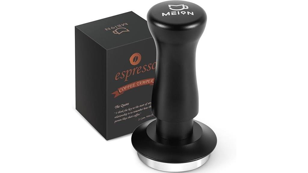 espresso tamper with storage