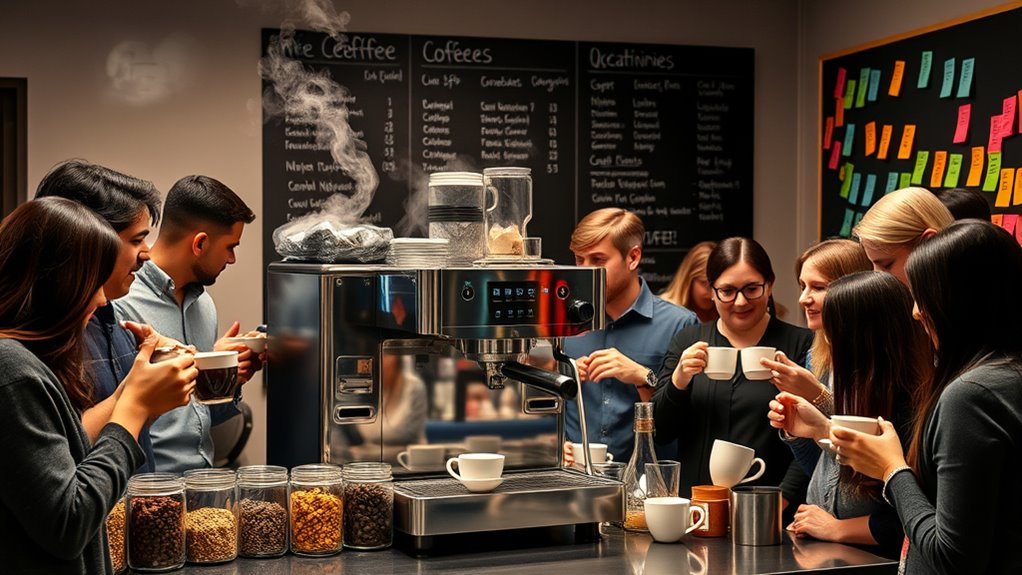 evaluate office coffee preferences