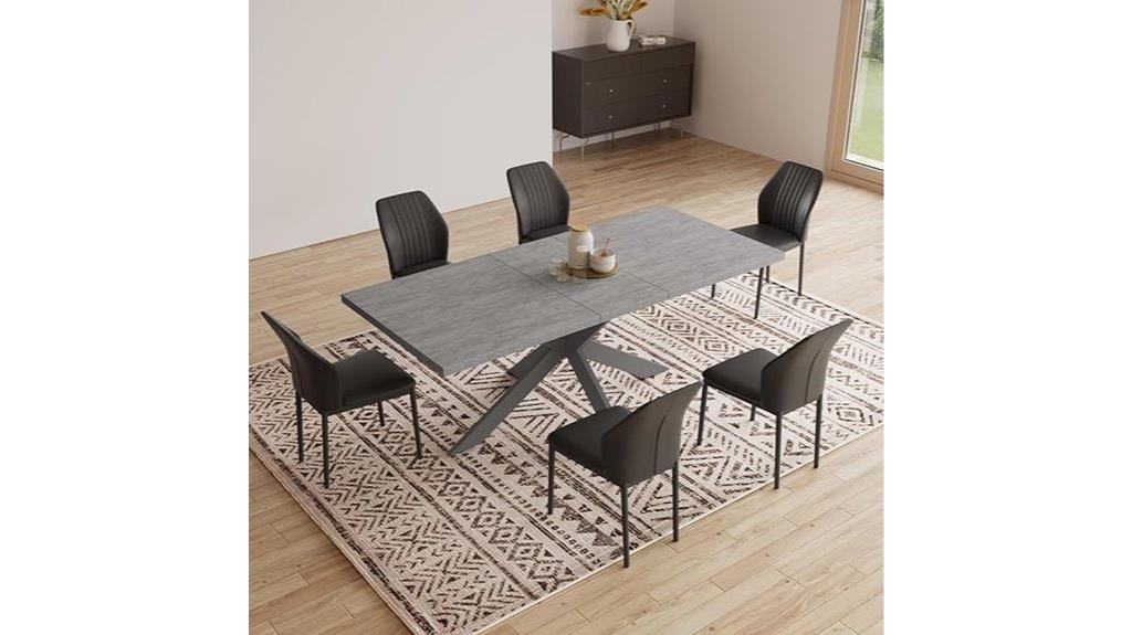 expandable dining table set