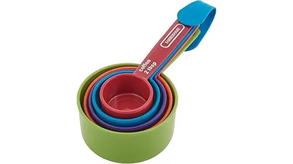 five piece measuring cup set