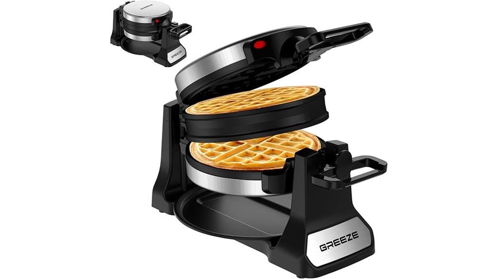 flip double belgian waffles