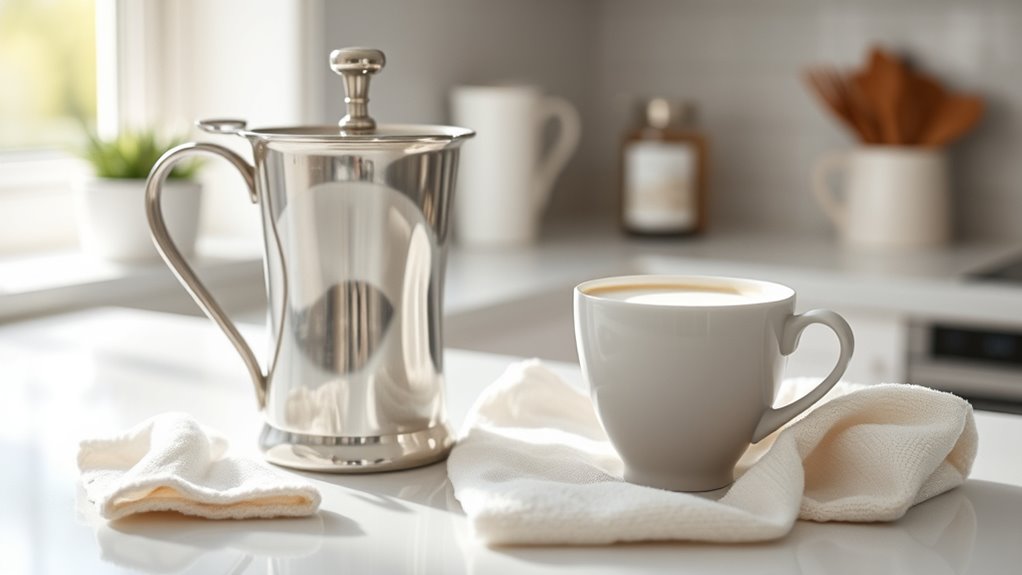 frother cleaning and maintenance