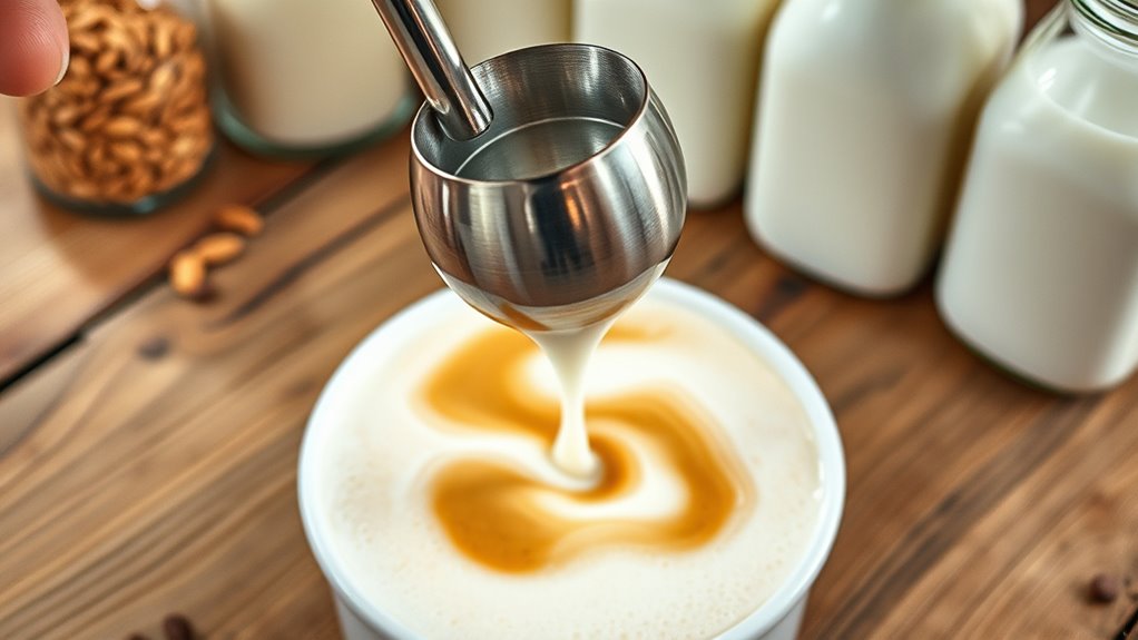 frothing milk techniques vary