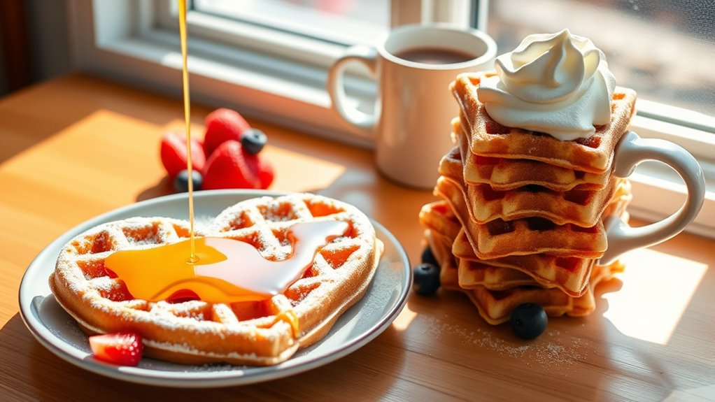 fun and nutritious waffles