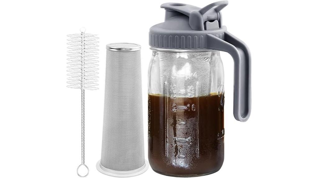 glass cold brew pitcher