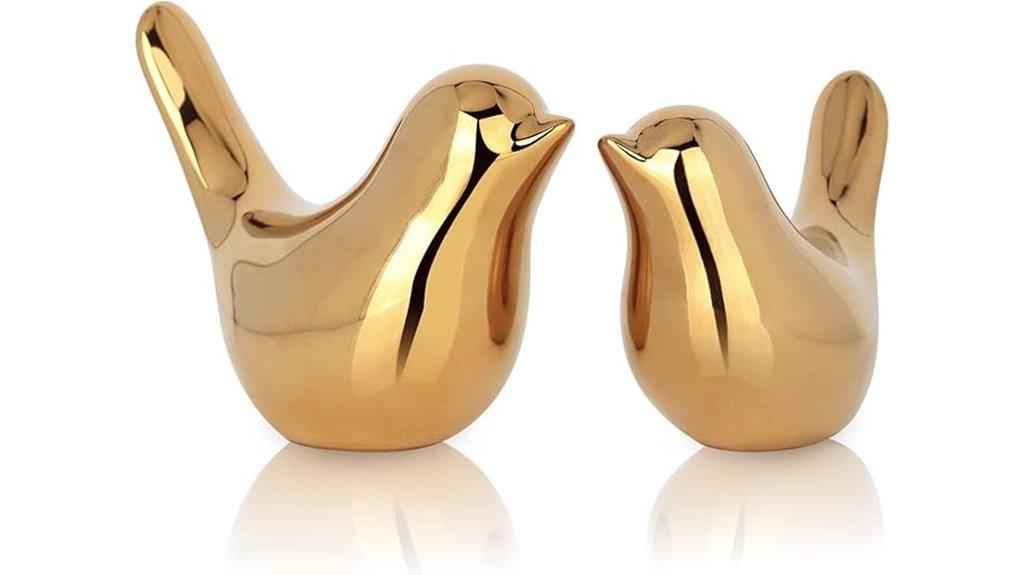 gold animal decor accents