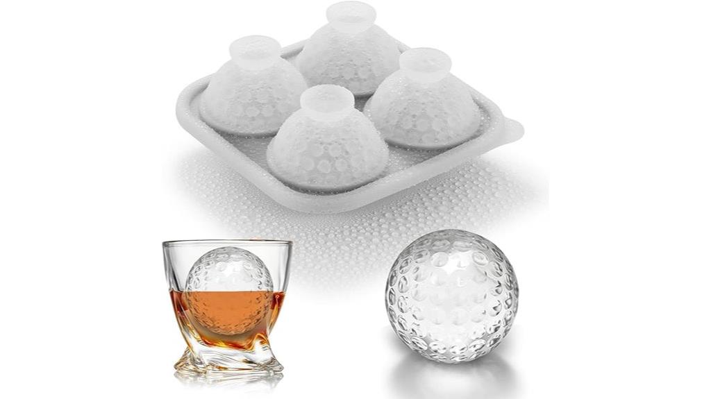 golf themed ice ball maker