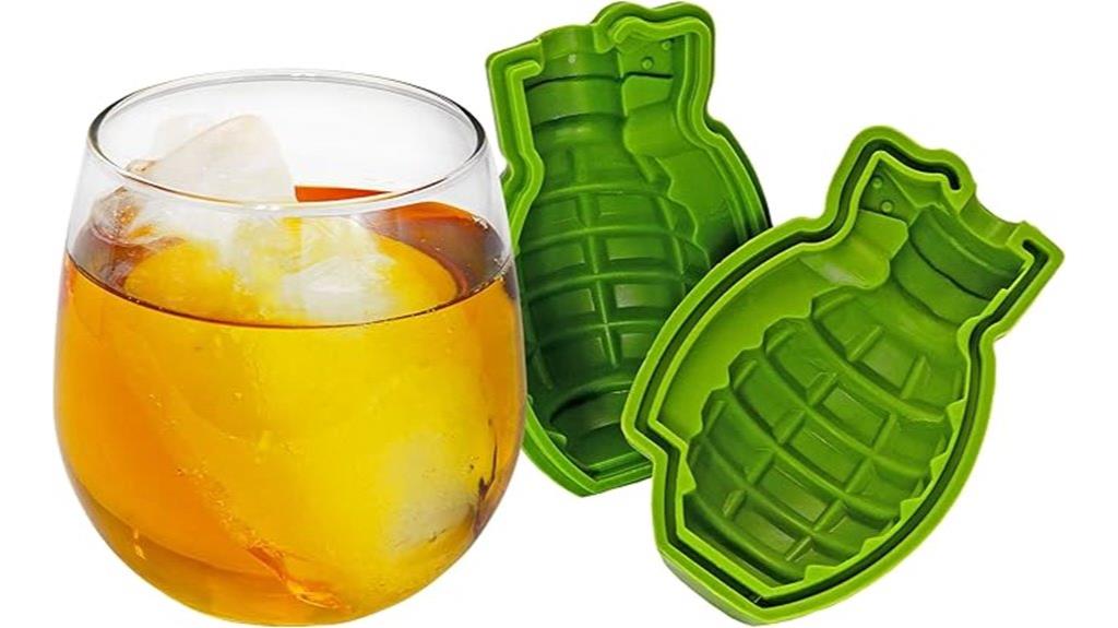grenade shaped ice mold