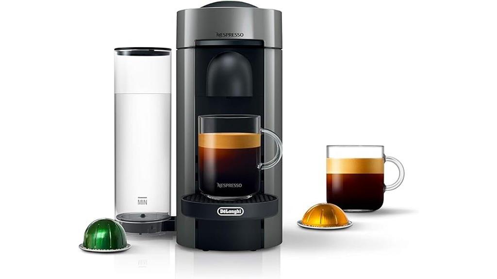 grey nespresso coffee maker