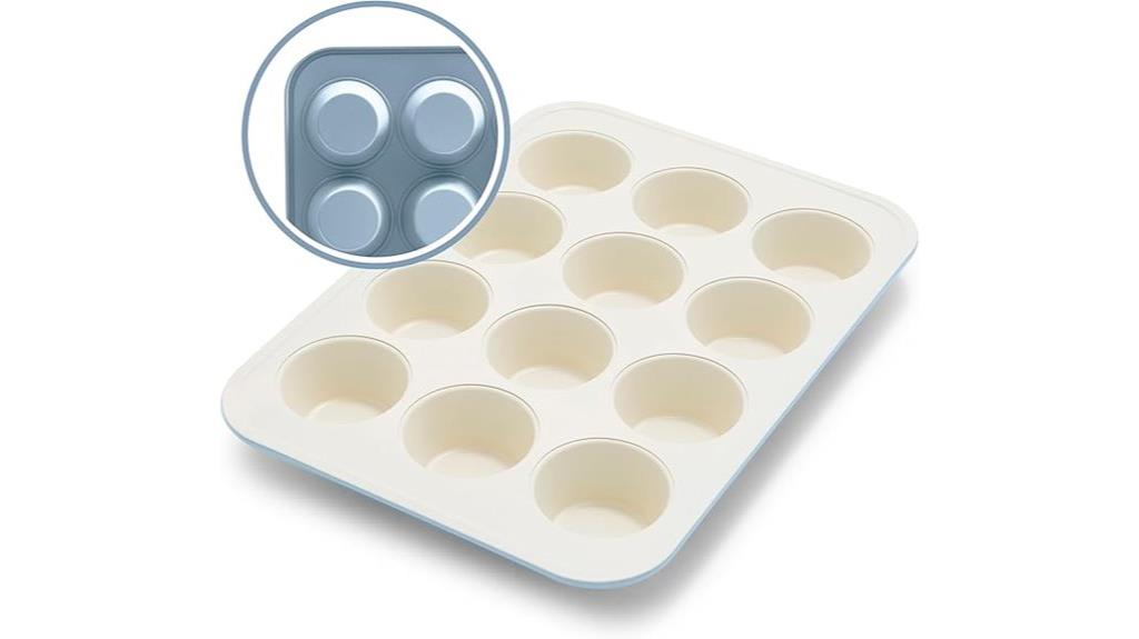 healthy ceramic muffin pan