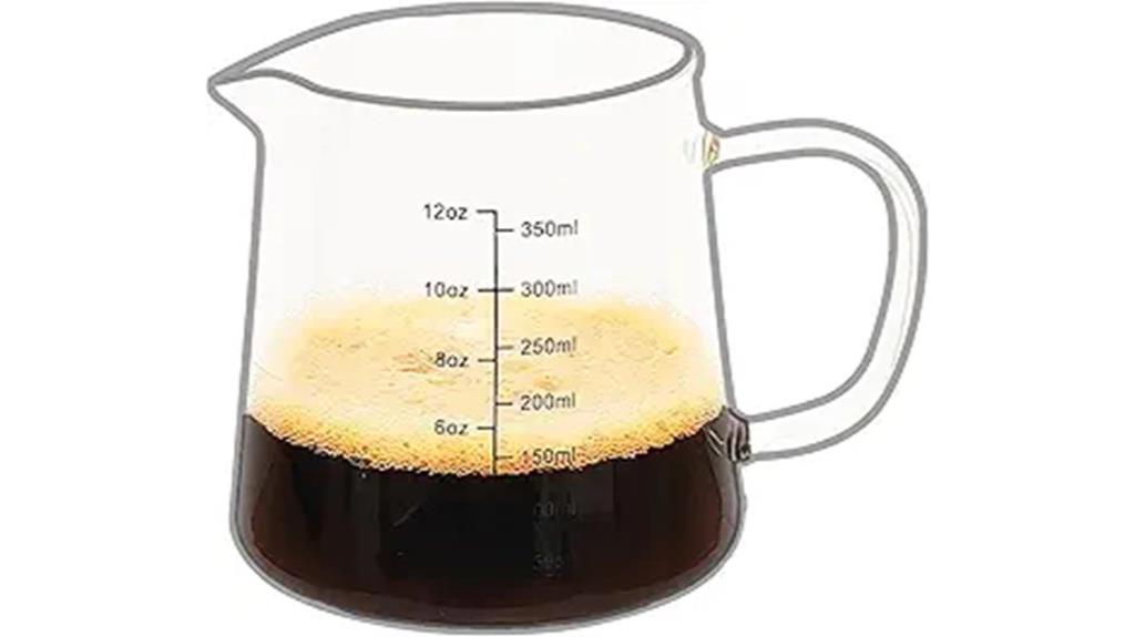 heat resistant espresso frothing cup