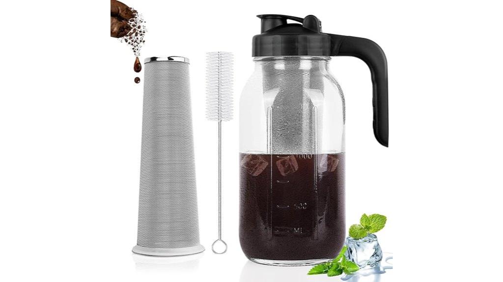 heavy duty glass pitcher