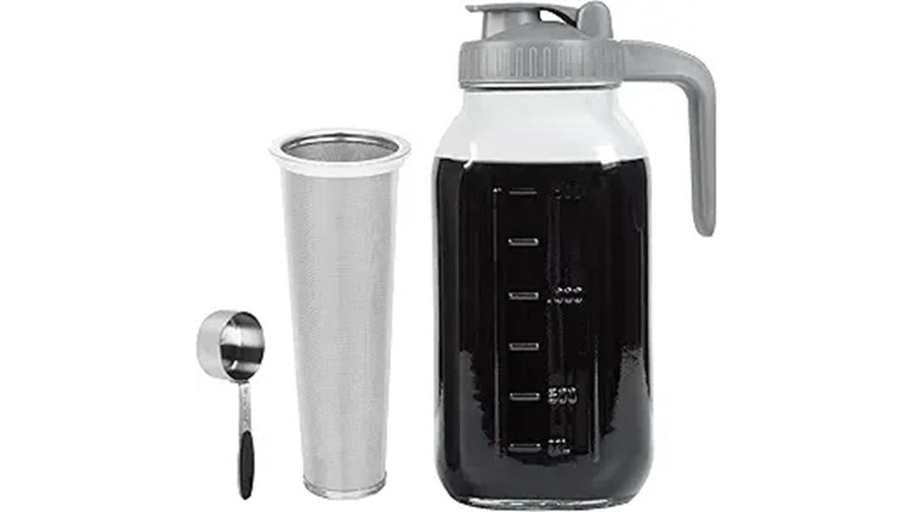 heavy duty glass pitcher