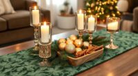 holiday coffee table decor
