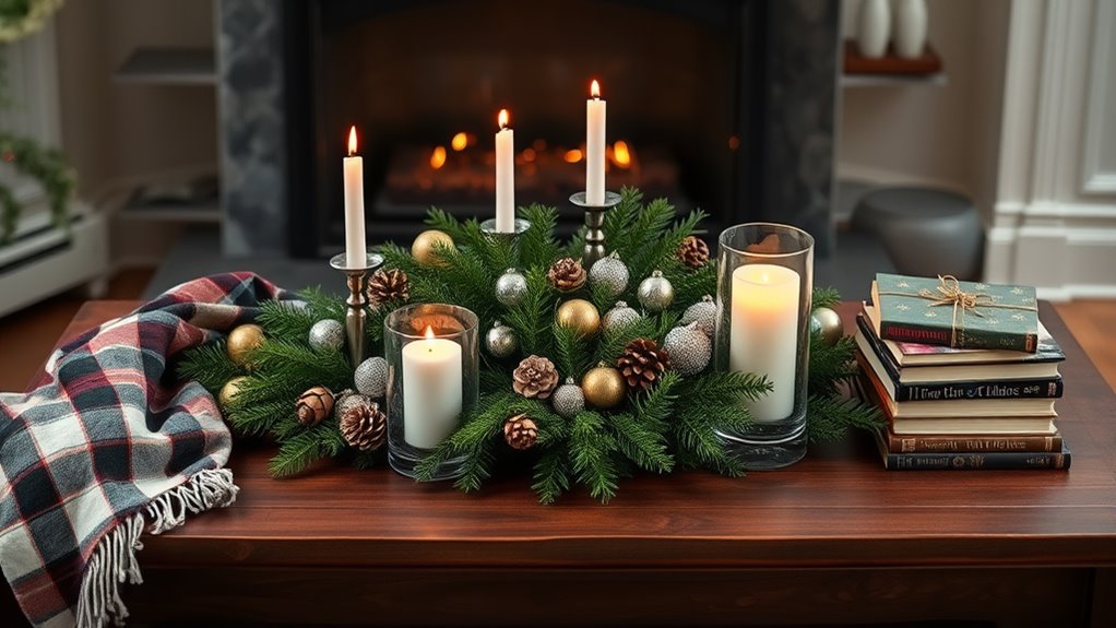holiday coffee table decor