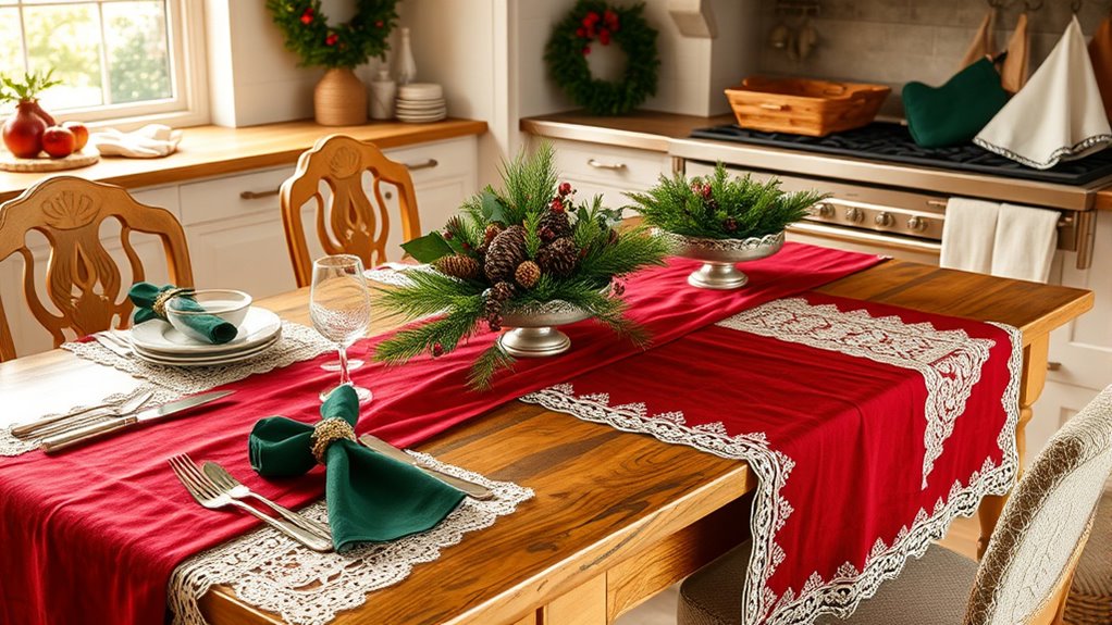 holiday kitchen linen essentials