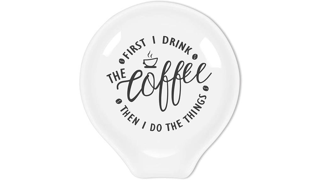 humorous coffee spoon holder