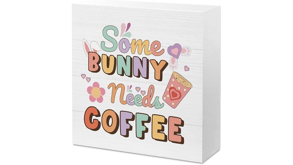 humorous easter decor sign