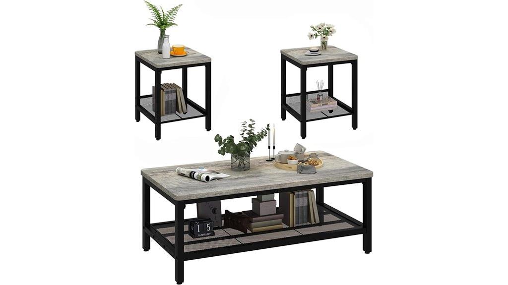 industrial modern coffee table