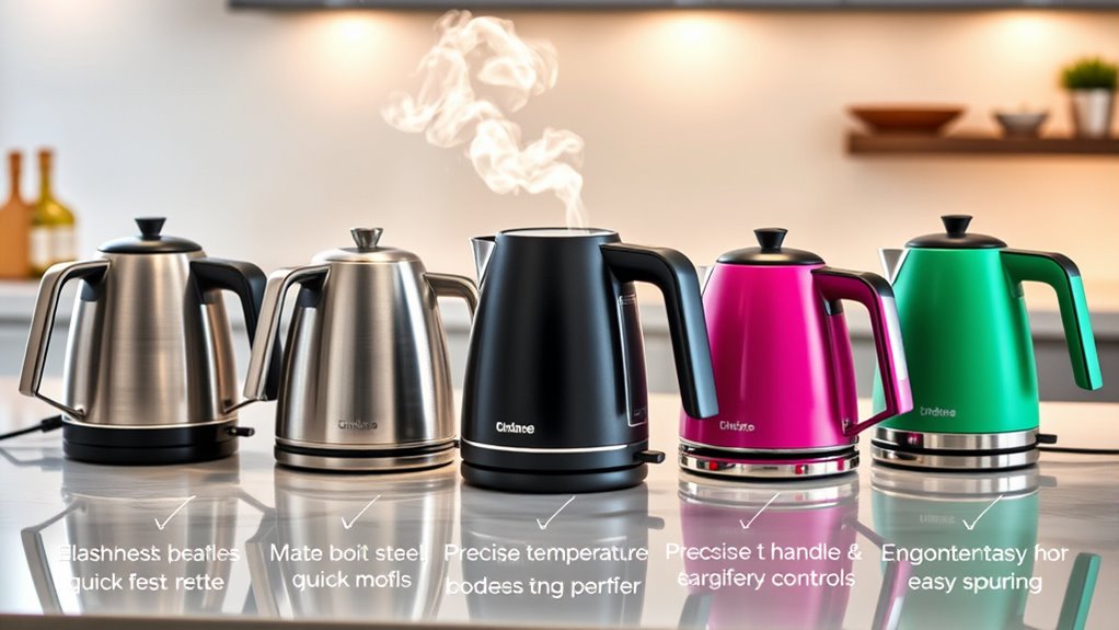 key factors for electric kettles