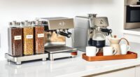 kitchen setup for coffee