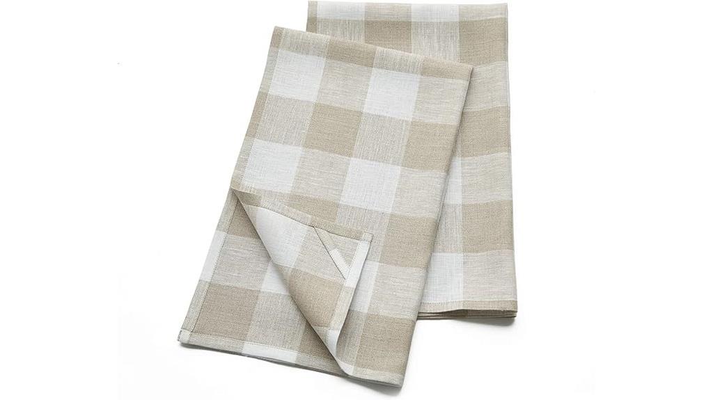 kitchen towels set two