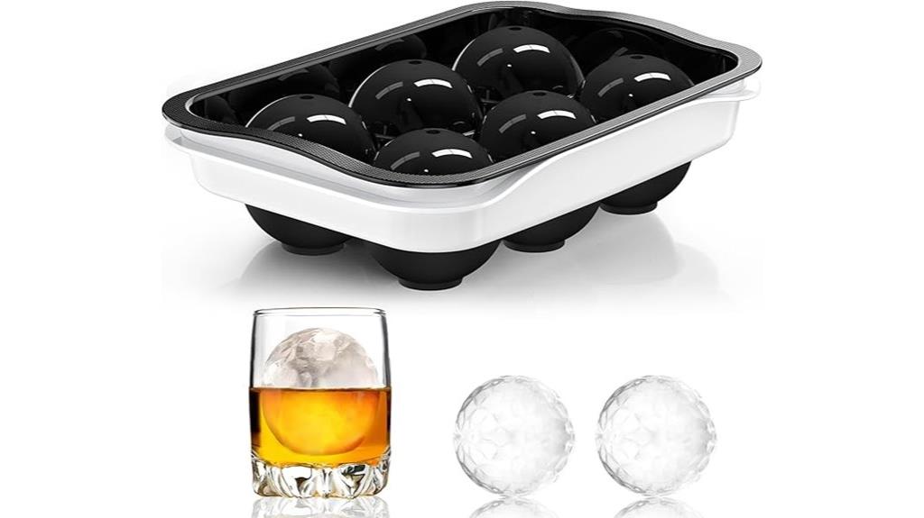 large round ice cubes