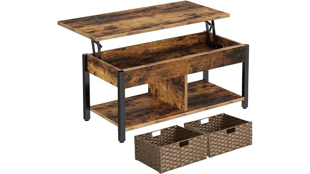 lift top coffee table