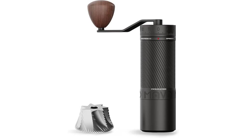 manual burr coffee grinder
