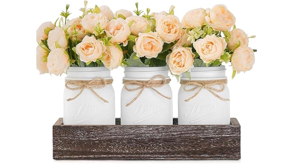 mason jar dining decor