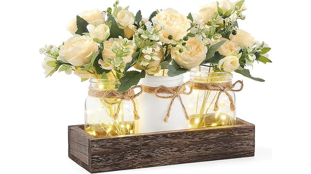 mason jar table centerpiece