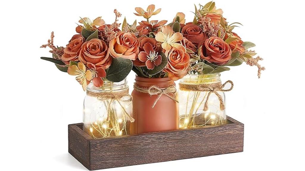 mason jar table lights