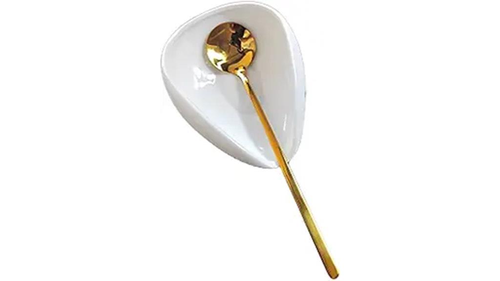 mini ceramic spoon holder
