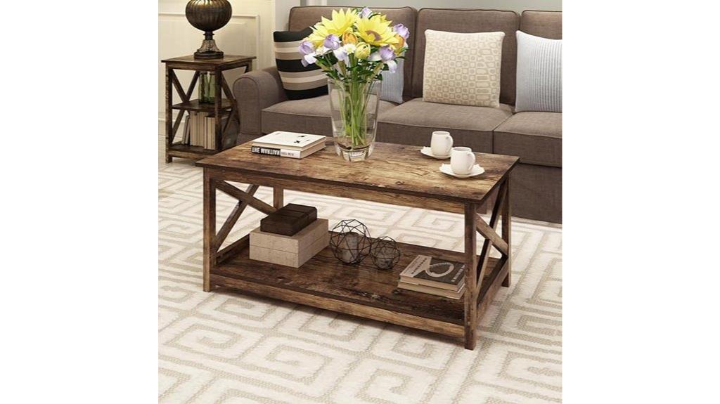 modern farmhouse coffee table