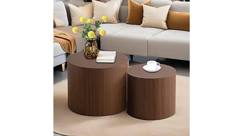modern nesting coffee tables