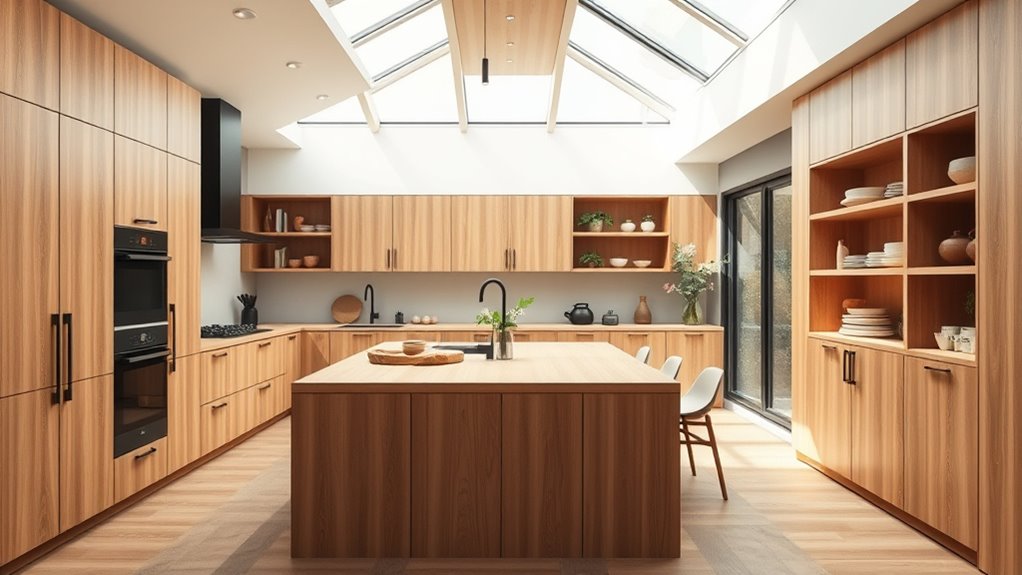 natural wood kitchen aesthetics