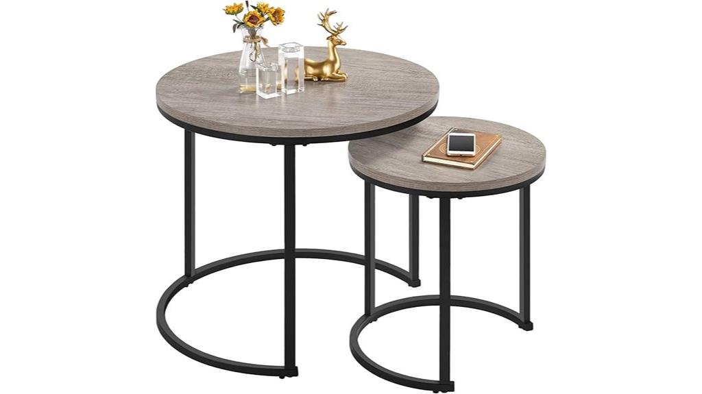 nesting coffee table set