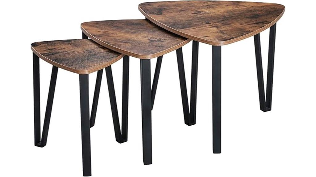 nesting coffee tables set