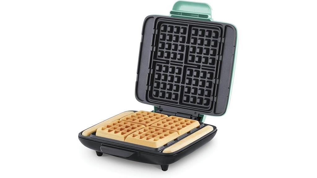 no drip waffle iron machine